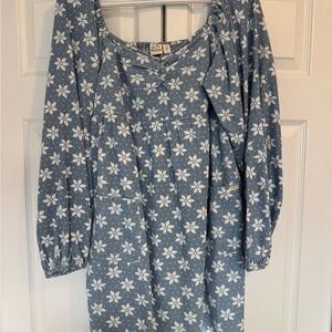 Wrangler Blue and White Floral dress